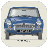 MGC GT (wire wheels) 1967-69 Coaster 1